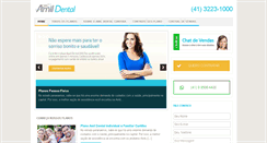 Desktop Screenshot of amildentalcuritiba.com